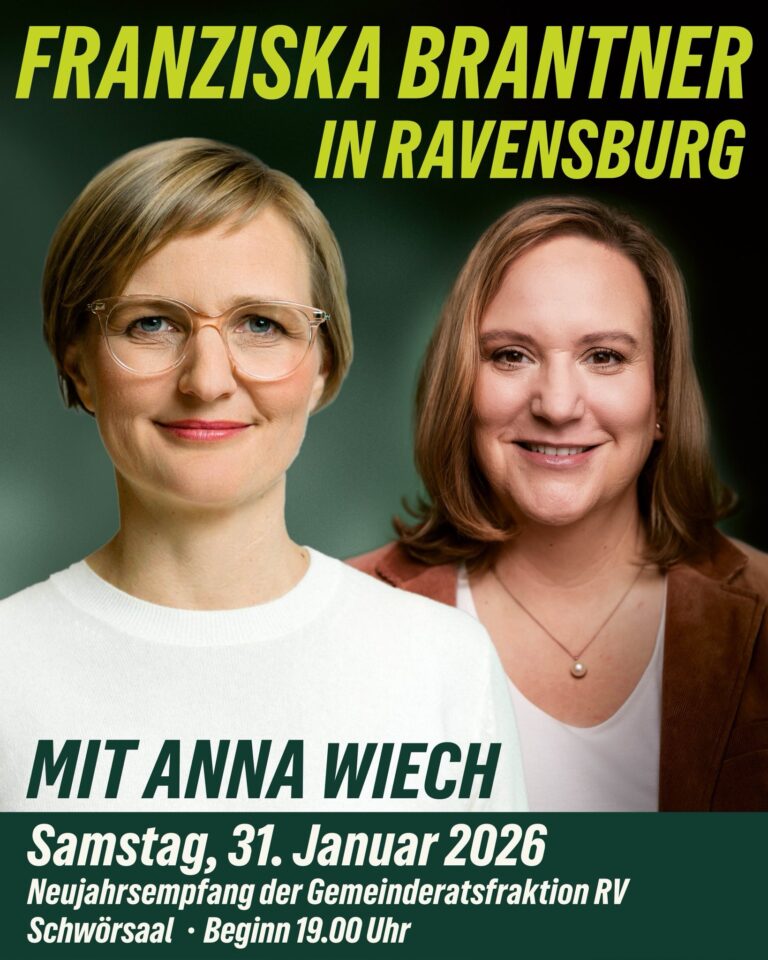 Einladung zum Neujahrsempfang der Grünen-Gemeinderatsfraktion